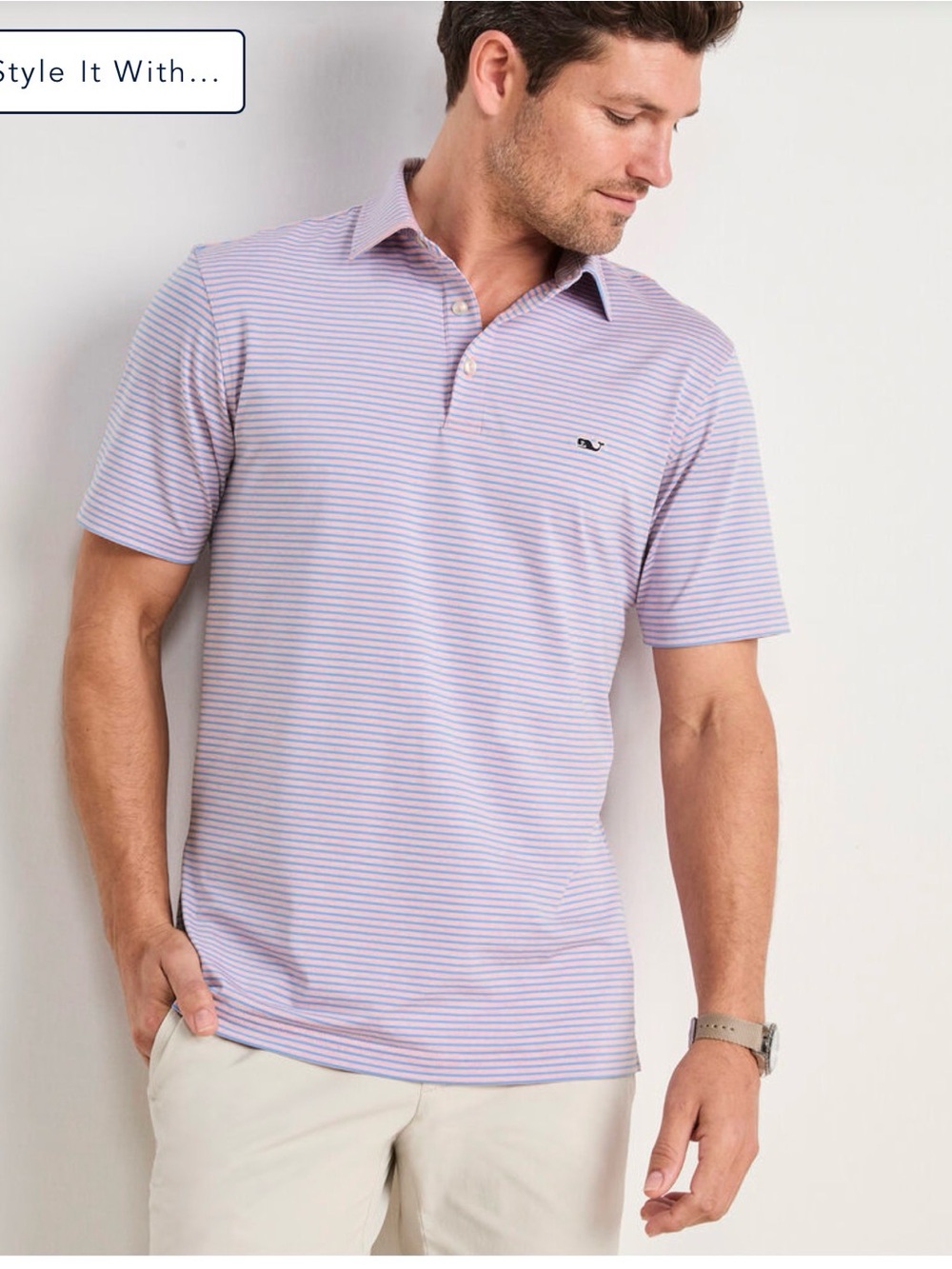Performance Bradley Stripe Sankaty Polo